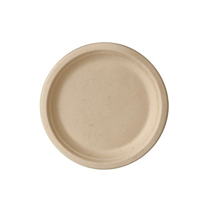 Set 50 farfurii, fabricate din trestie de zahar