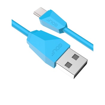 Cablu Golf Usb la Usb Tip C Diamond Albastru GC-27T Cablu Golf Usb la Usb Tip C Diamond Albastru GC-27T