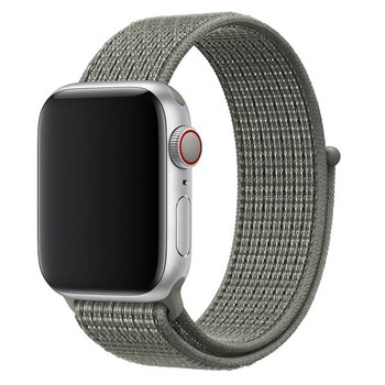 Curea din material textil, nylon Edman pentru Apple Watch 1/2/3/4/5, 42-44mm, Gri Curea din material textil, nylon Edman pentru Apple Watch 1/2/3/4/5, 42-44mm, Gri