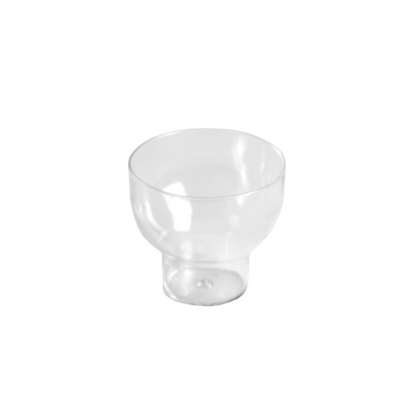 Set 24 pahare Fingerfood, capacitate 50ml, transparente, diametru 50ml