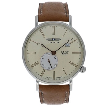 Ceas barbatesc Zeppelin 7134-5, Quartz, 40mm, 5ATM, Argintiu Ceas barbatesc Zeppelin 7134-5, Quartz, 40mm, 5ATM, Argintiu