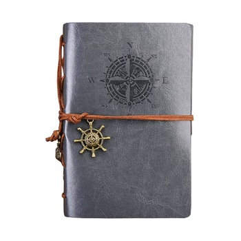 Agenda vintage gri Maurice 10x14cm, Nedatata, Jurnal retro Agenda vintage gri Maurice 10x14cm, Nedatata, Jurnal retro