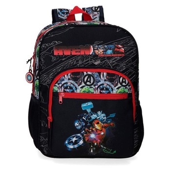 Ghiozdan AVENGERS ARMOR UP, 30 x 38 x 12 cm, Negru Ghiozdan AVENGERS ARMOR UP, 30 x 38 x 12 cm, Negru