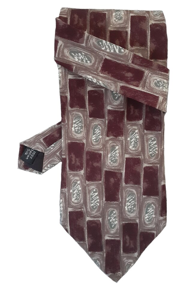 Cravata matase barbati CCCasuals, multicolor, 148 cm lungime