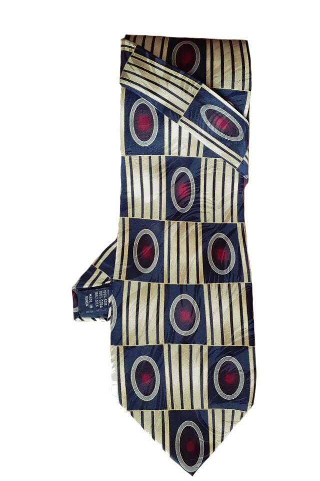 Cravata matase barbati Paolo Bindi, multicolor, 152 cm lungime