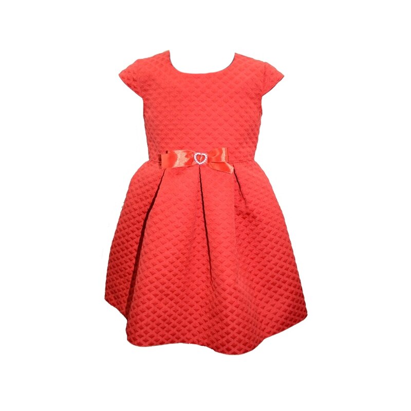 Rochie eleganta pentru fete Mini Junior MDZ1, Rosu, 128