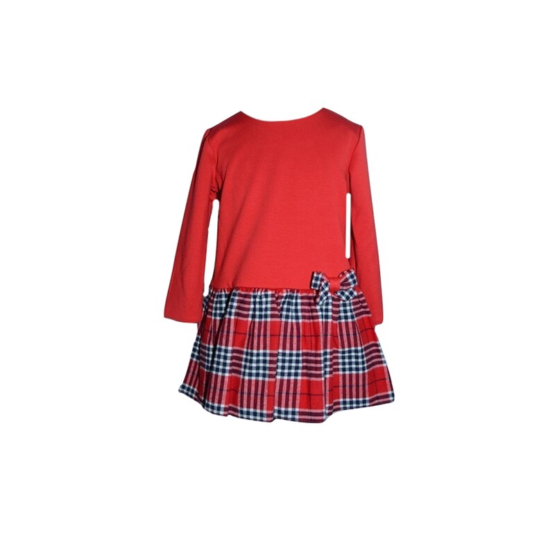 Rochie eleganta pentru fete Mini Junior MDZI1-RO, Rosu, 128