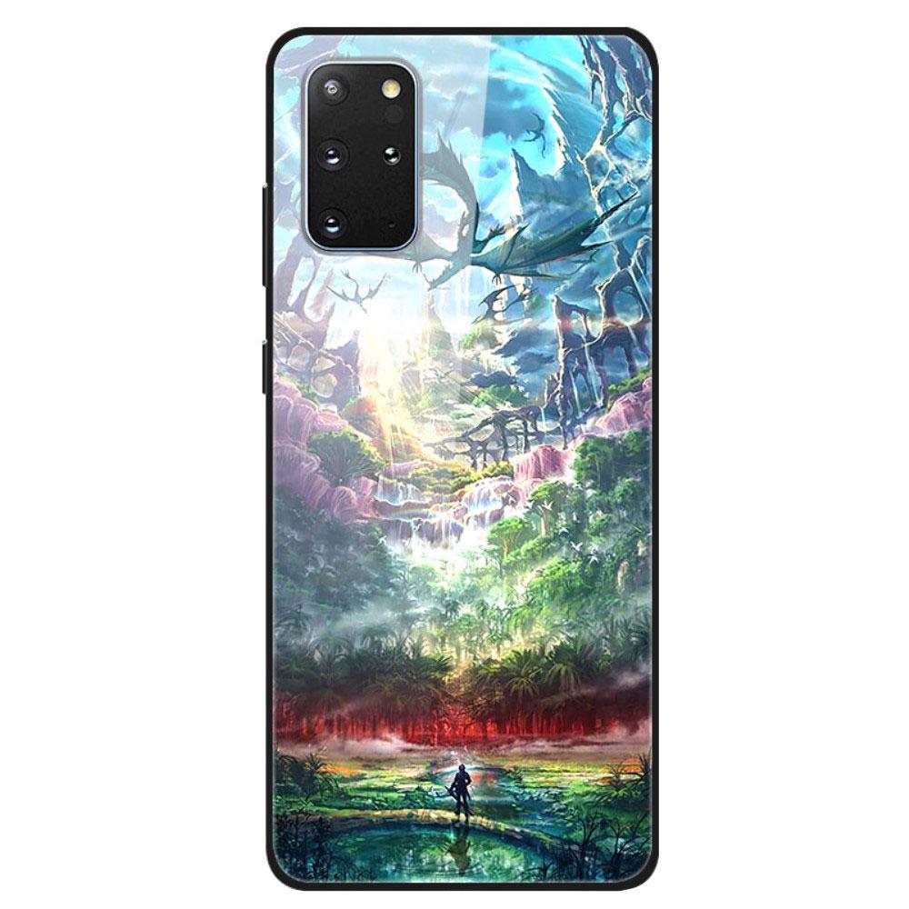 Husa Samsung Galaxy S20 Plus model Glass Wonderland, Antisoc, TPU Hybrid, Viceversa Multicolor