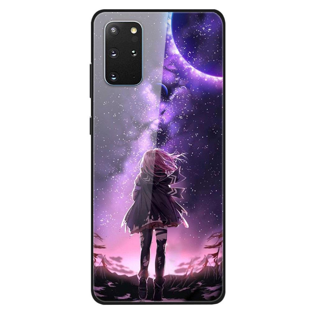 Husa Samsung Galaxy S20 Plus model Glass Stardust, Antisoc, TPU Hybrid, Viceversa Multicolor