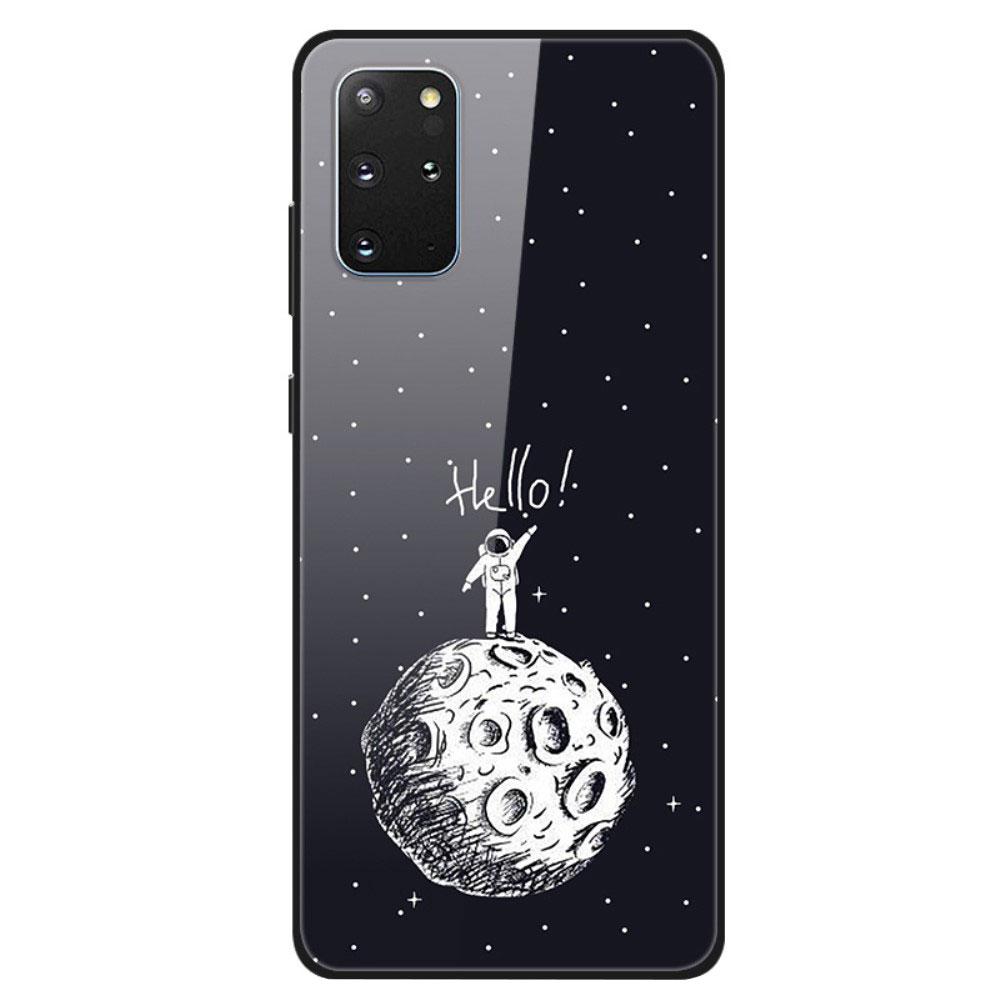 Husa Samsung Galaxy S20 Plus model Glass Moon Walk, Antisoc, TPU Hybrid, Viceversa Multicolor