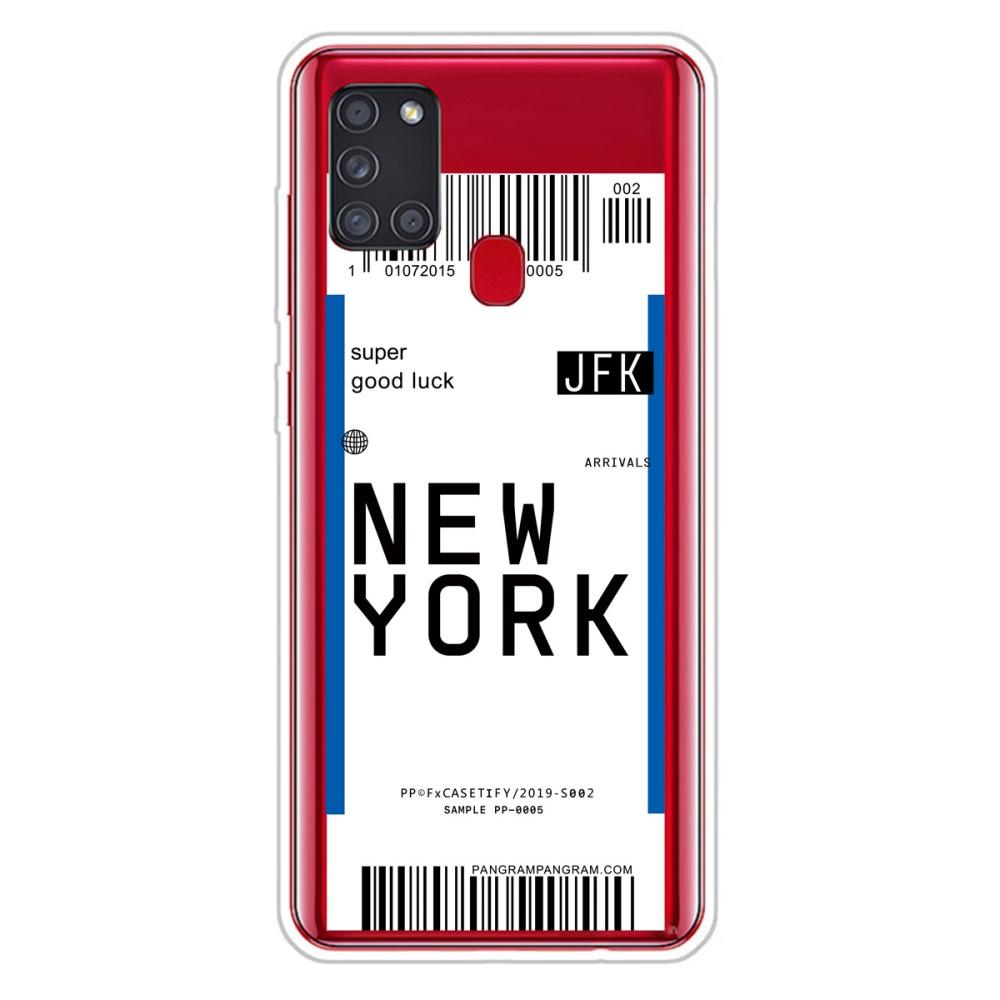 Husa Samsung Galaxy A51 model Dream Ticket New York, Silicon, Antisoc, Viceversa Multicolor
