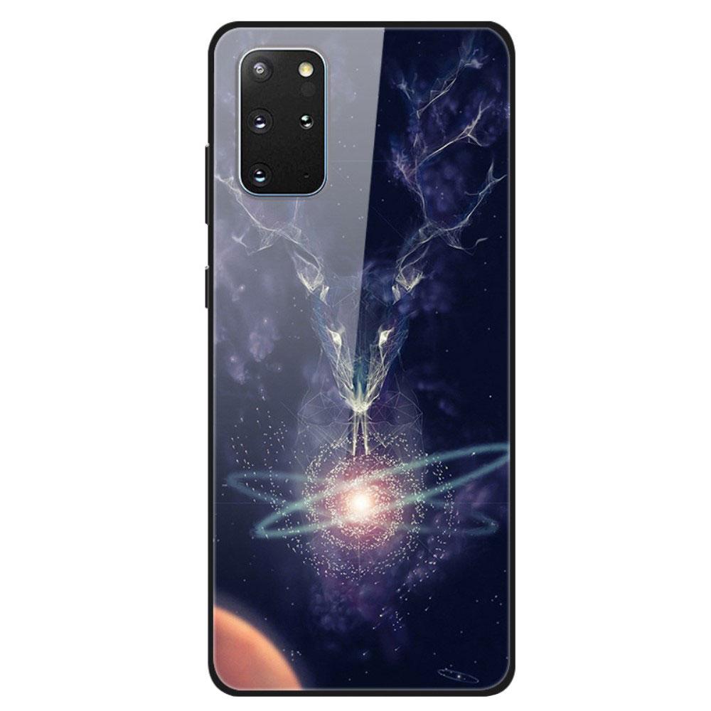 Husa Samsung Galaxy S20 Plus model Glass Atom Constellation, Antisoc, TPU Hybrid, Viceversa Multicolor