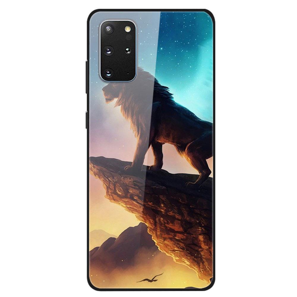 Husa Samsung Galaxy S20 Plus model Glass Lion King, Antisoc, TPU Hybrid, Viceversa Multicolor