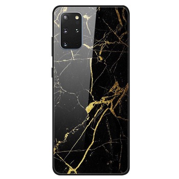 Husa Samsung Galaxy S20 Plus model Glass Gold Grain Marble, Antisoc, TPU Hybrid, Viceversa Negru/Auriu Husa Samsung Galaxy S20 Plus model Glass Gold Grain Marble, Antisoc, TPU Hybrid, Viceversa Negru/Auriu