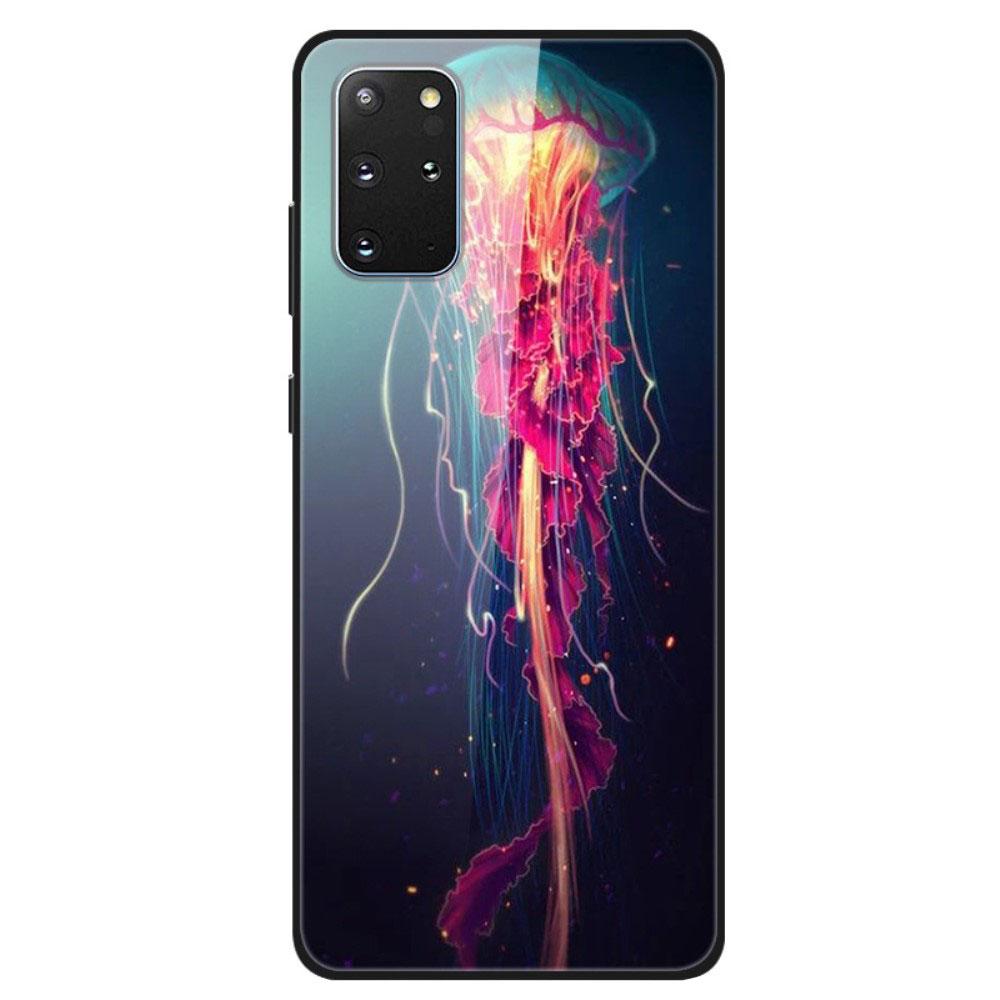 Husa Samsung Galaxy S20 Plus model Glass Colorfull Jellyfish, Antisoc, TPU Hybrid, Viceversa Multicolor