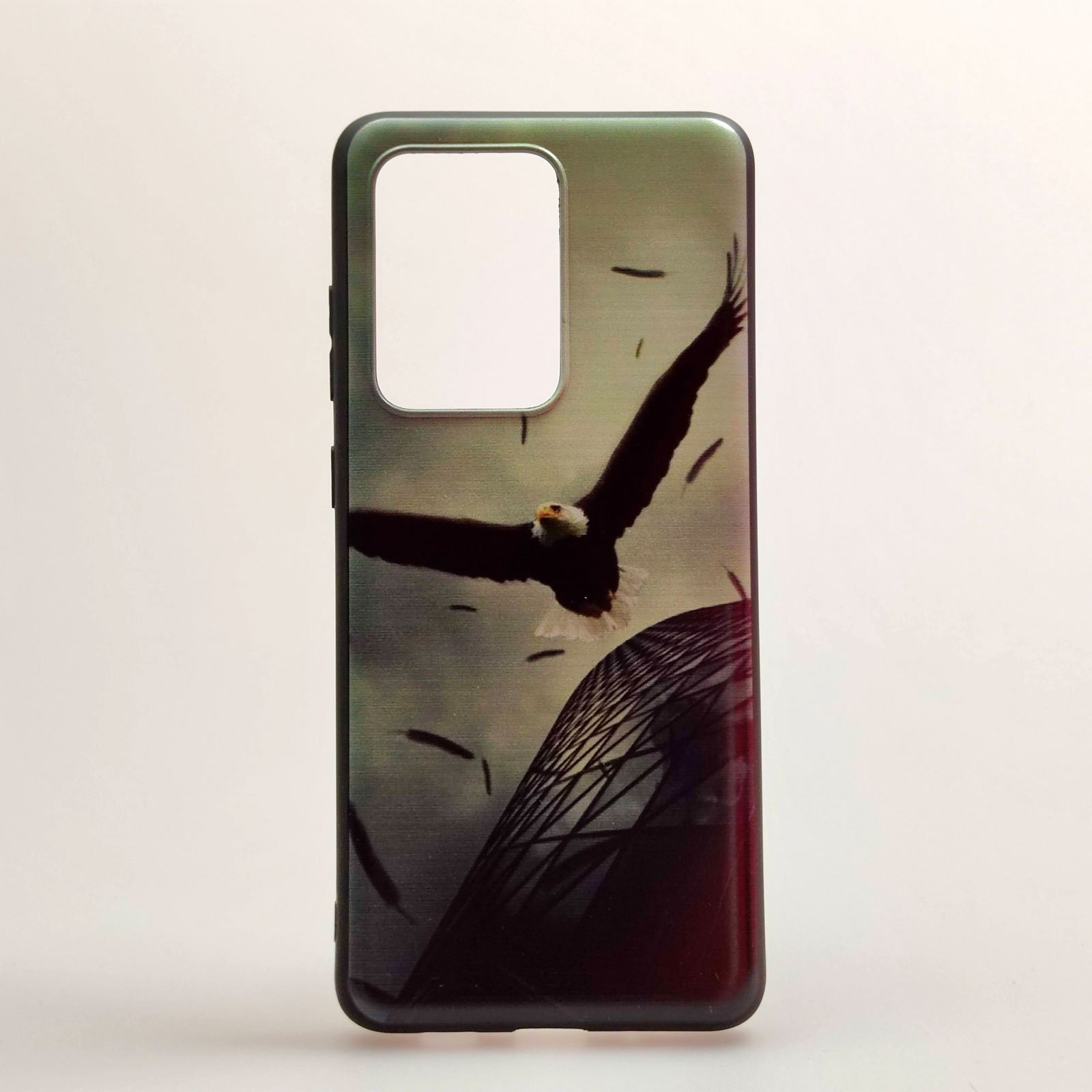 Husa Samsung Galaxy S20 Ultra model Eagle, Silicon, Antisoc, Viceversa Negru/Verde