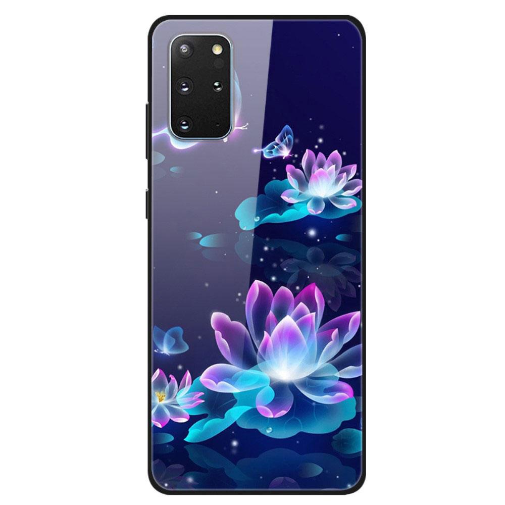 Husa Samsung Galaxy S20 Plus model Glass Colorfull Lotus, Antisoc, TPU Hybrid, Viceversa Multicolor