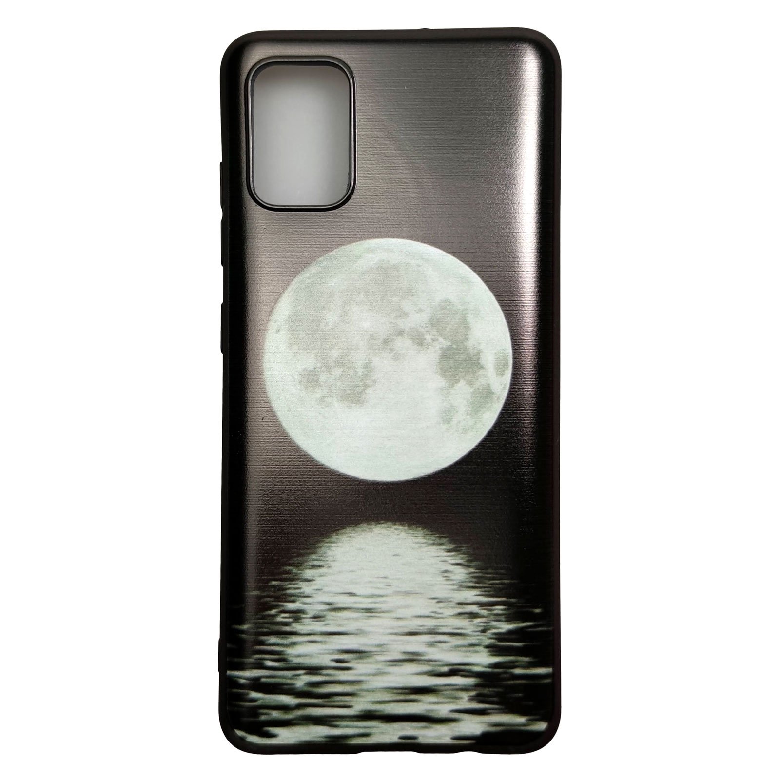 Husa Samsung Galaxy A51 model Moon Light, Silicon, Antisoc, Viceversa Negru/Alb