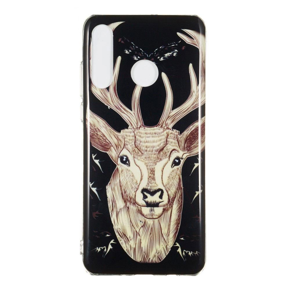 Husa silicon Huawei P30 Lite Fosforescent model Elk, Silicon, TPU Viceversa Multicolor