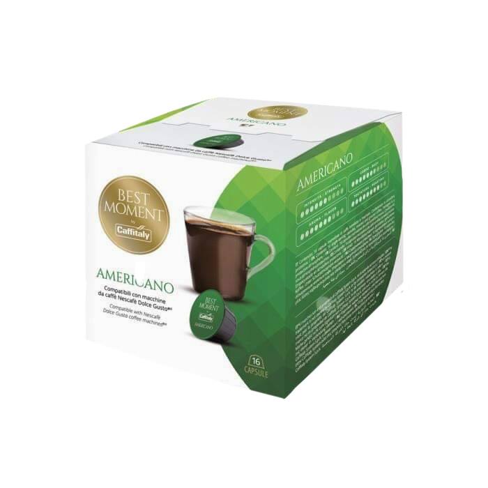 Capsule cafea, Caffitaly Best Moment Americano, compatibile Dolce Gusto