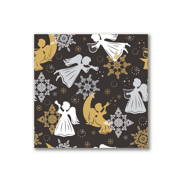 Pictura pe panza, 40x40cm, Decorarea peretilor, Fiocchi di neve