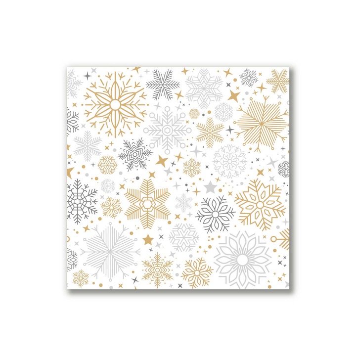 Pictura pe panza, 40x40cm, Decorarea peretilor, Fiocchi di neve