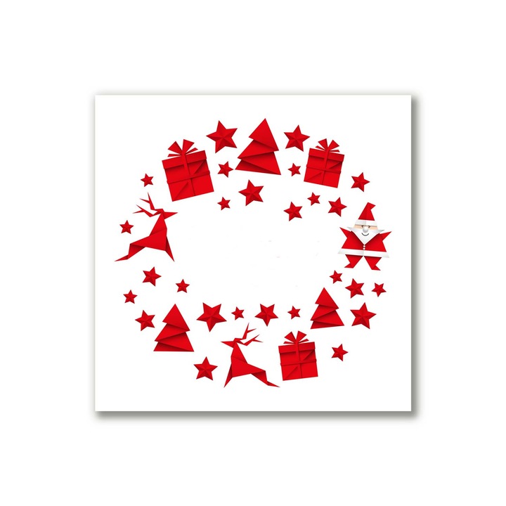 Pictura pe panza, 40x40cm, Decorarea peretilor, Natale di festa