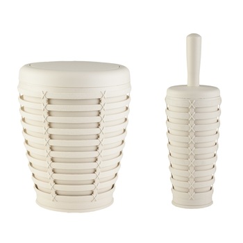 Set Accesorii de Baie, PALM, Bej, 2 piese Set Accesorii de Baie, PALM, Bej, 2 piese