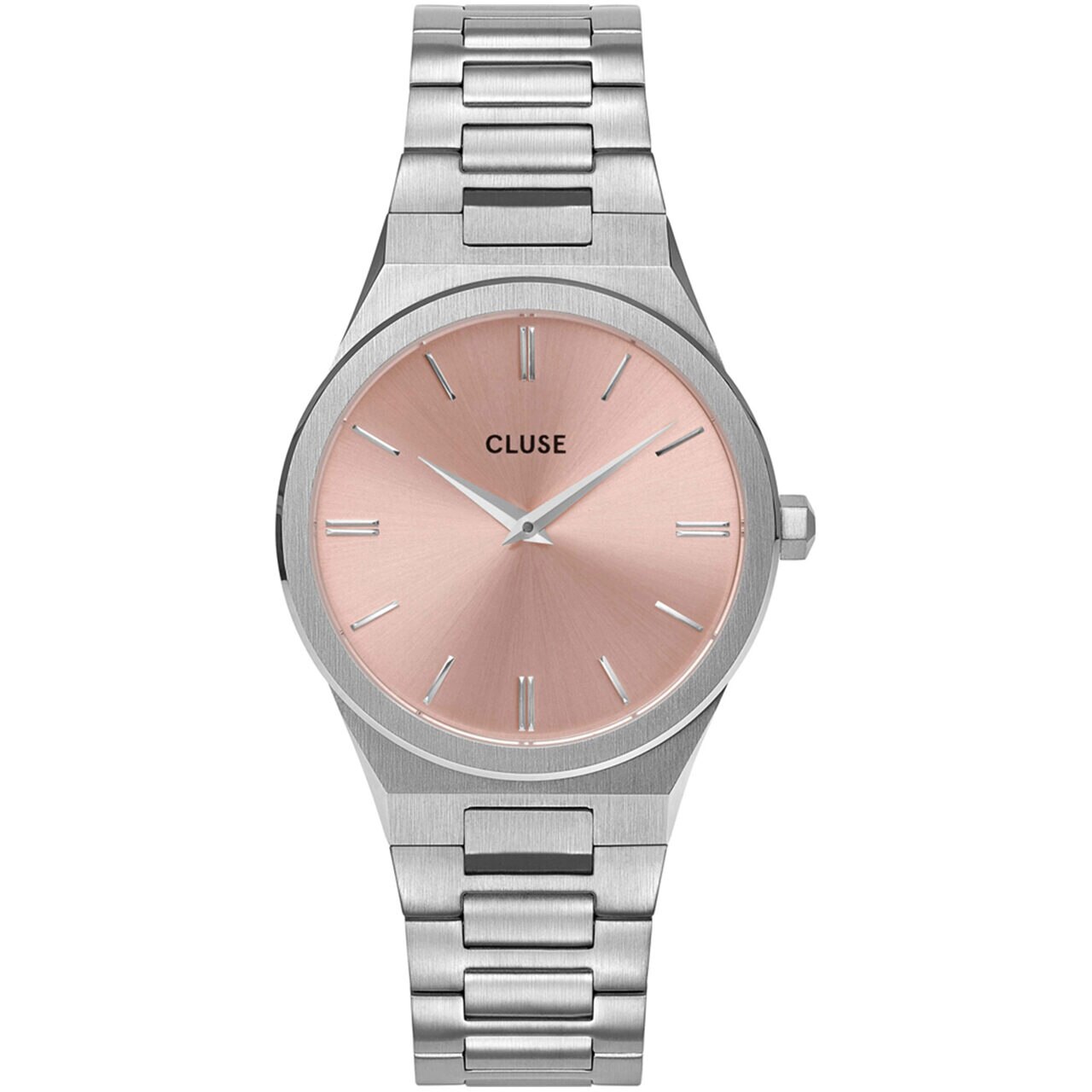 Ceas de dama Cluse CW0101210004, Quartz, 33mm, 5ATM, Argintiu