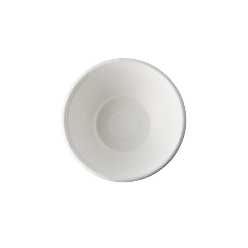 Set 50 boluri, capacitate 200ml, culoare alba, din trestie de zahar