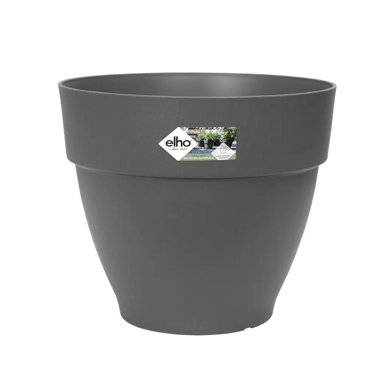 Ghiveci Vibia Campana Round, cu diametru de 20 cm, culoarea Antracit