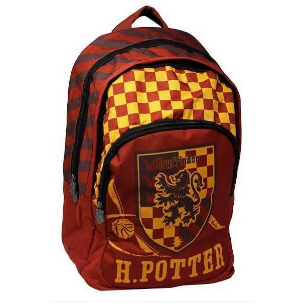 Ghiozdan Harry Potter GRYFFINDOR, 31 x 43 x 24 cm, Rosu/Galben