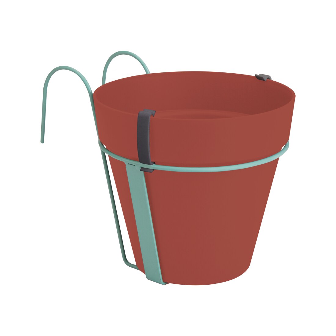 Ghiveci cu suport pentru balcon Elho Loft Urban 28cm brique