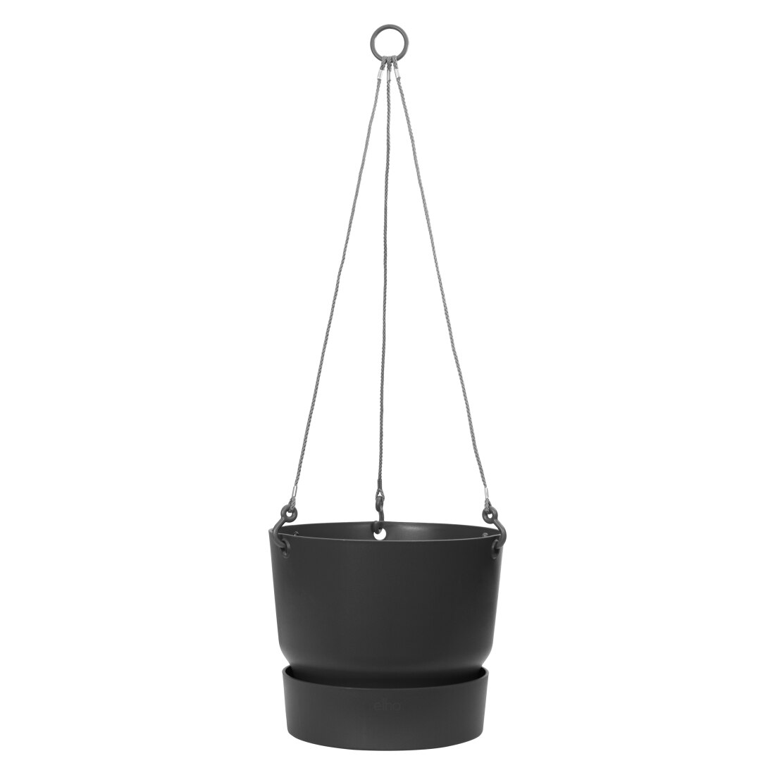 Ghiveci agatator Elho Greenville 24cm living black