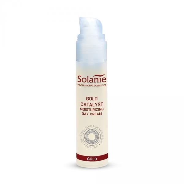 Crema de zi hidratanta cu aur Solanie Gold Line 50 ml