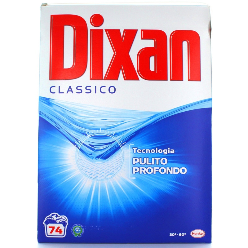 Detergent rufe pudra, Dixan Clasic, 74 spalari