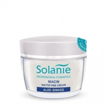 Crema niacin pentru ten gras Solanie Aloe Ginkgo 50 ml Crema niacin pentru ten gras Solanie Aloe Ginkgo 50 ml