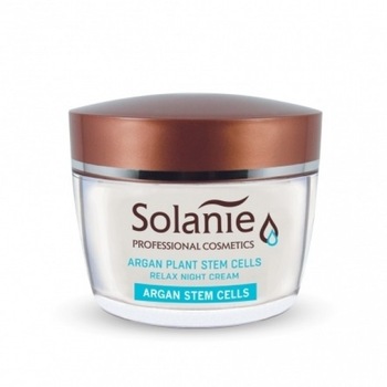 Crema de noapte antirid cu celule stem de argan Solanie Argan Stem Cells Line 50 ml Crema de noapte antirid cu celule stem de argan Solanie Argan Stem Cells Line 50 ml