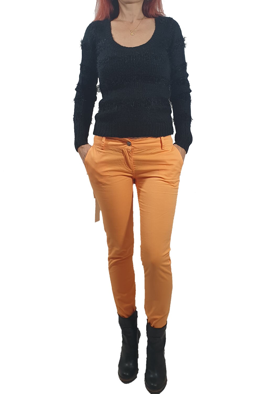 Pulover dama Tally Weijl, negru, 2XS