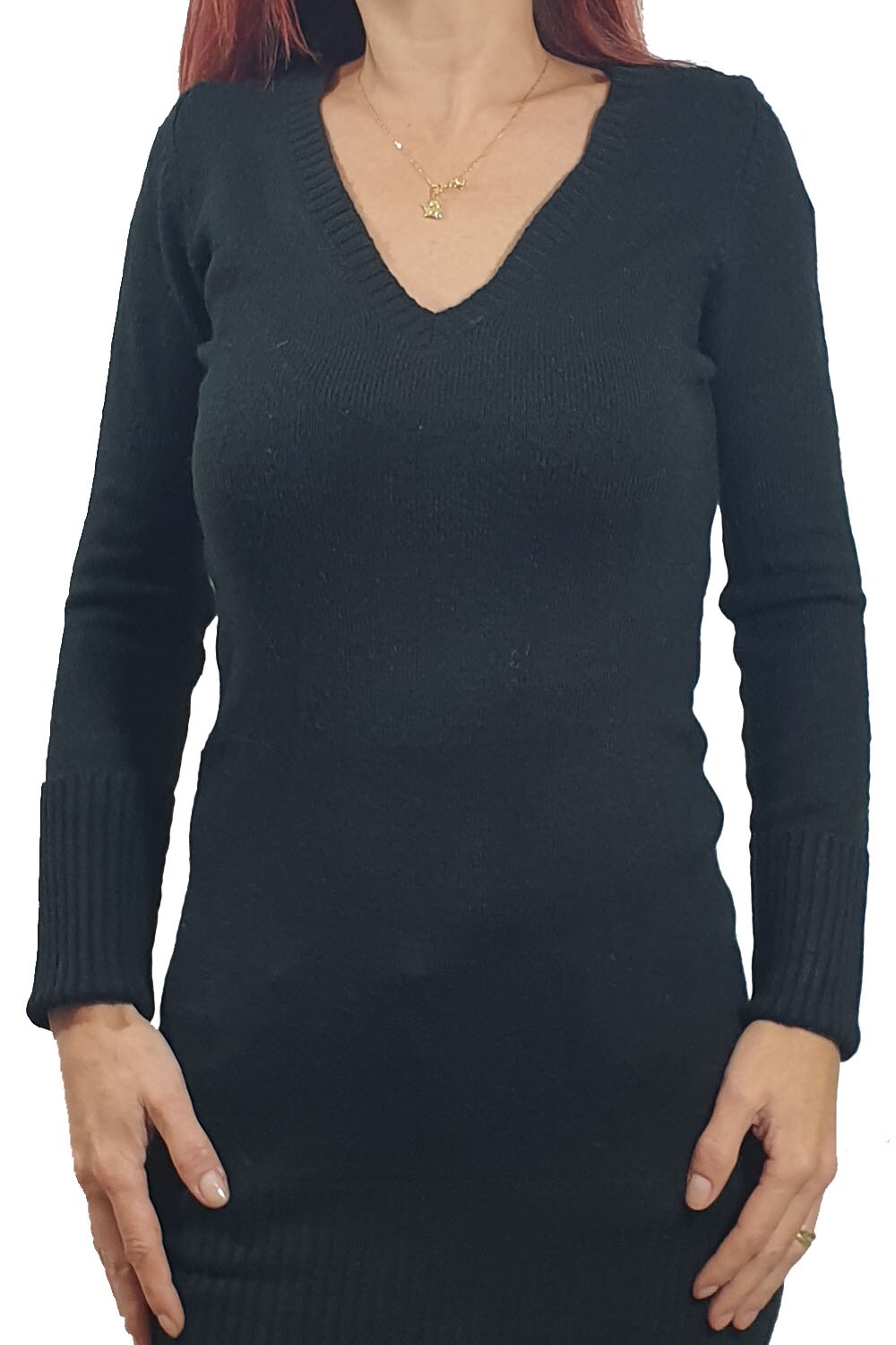 Pulover dama Tally Weijl, negru, M