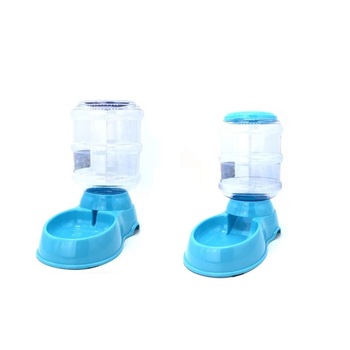 Set 2 adapatoare pentru mancare si apa, 3.8L, Albastru Set 2 adapatoare pentru mancare si apa, 3.8L, Albastru