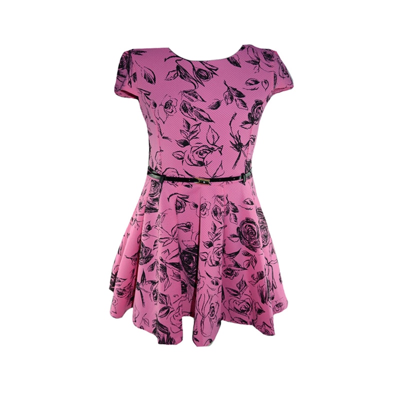 Rochie eleganta pentru fete Mini Junior RNTL6-R, Roz, 140