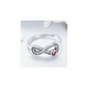 Inel din argint Infinite Red Heart 9