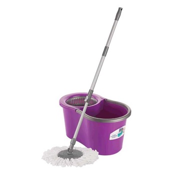 Set curatenie Happy Spring, galeata cu centrifuga + rezerva mop, 15 l Set curatenie Happy Spring, galeata cu centrifuga + rezerva mop, 15 l