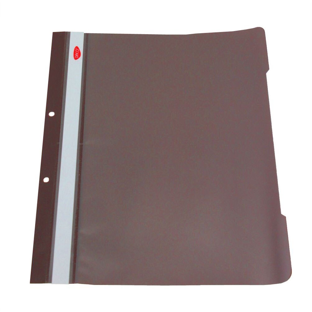 Dosar plastic cu sina DACO set 50 maro