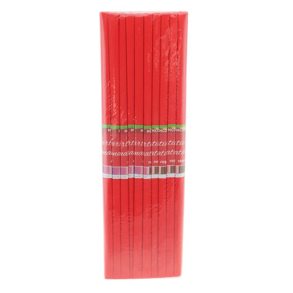 Hartie creponata set 10 DACO rosu