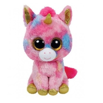 Jucarie de plus TY - Beanie Boos, Unicornul Fantasia, 24 cm Jucarie de plus TY - Beanie Boos, Unicornul Fantasia, 24 cm