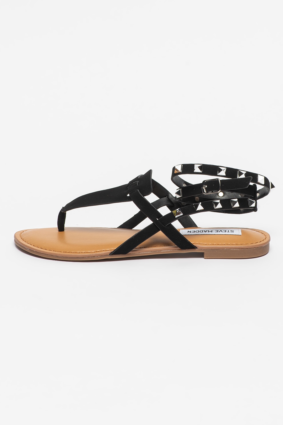 Steve Madden, Sandale cu tinte si bareta in forma de T Sirena