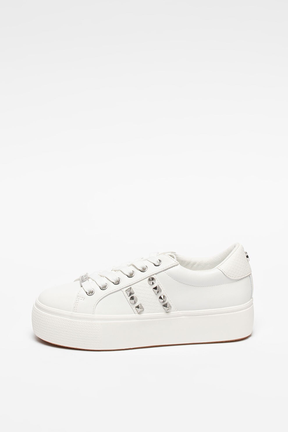 Steve Madden, Pantofi sport flatform de piele ecologica Escala