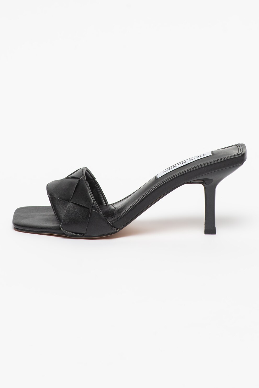 Steve Madden, Papuci de piele ecologica cu toc Frenzy